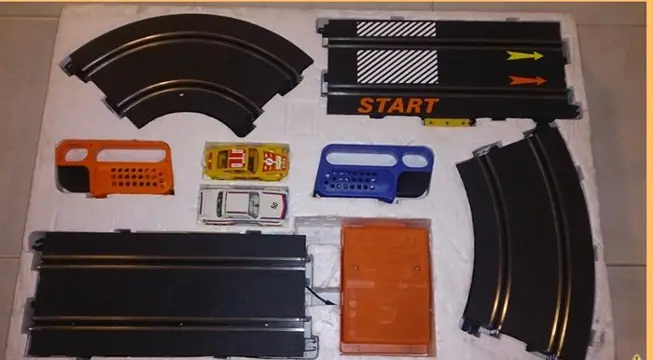 Jouef - 1:18 - Circuit auto années 80 complet - Porsche/BMW