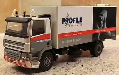 WSI - 1:50 - DAF CF75 (WSI) + DAF CF85 (Lion-Toys) + DAF 85 (Lion-Toys) + MAN TGS (Tematoys = WSI) - Bakwagen