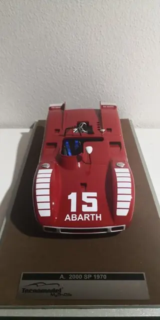 Tecnomodel - 1:18 - Abarth 2000SP Nurburgring '70 #15 Aharens jr. *NO RESERVE* - TM18-59A