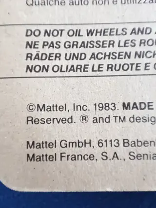 Hot Wheels - 1:64 - 1983 Hot wheel Porsche P-911 Turbo