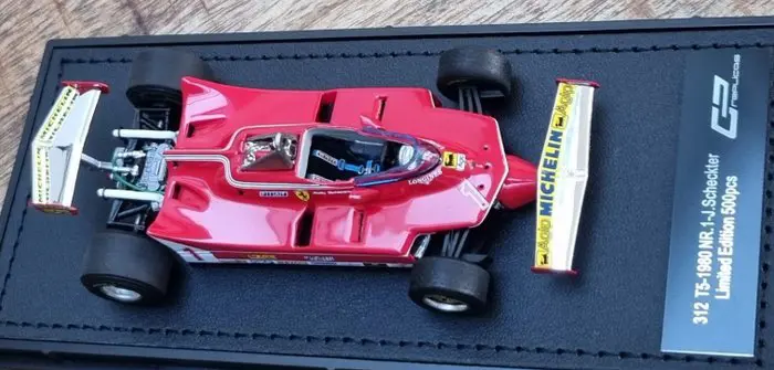 GP Replicas - 1:43 - Scuderia Ferrari - Ferrari 312 T5 1980 - #1 Jody Scheckter - Limited Edition 500 pcs.