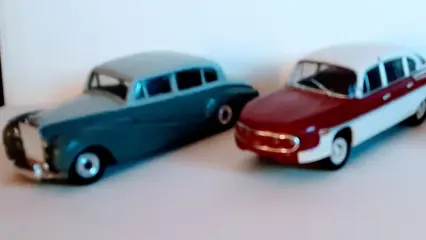 Dinky Toys, Matchbox Speed Kings - 1:43 - Rolls-Royce Silver Wraith, Tatra 303, Nissan 270X