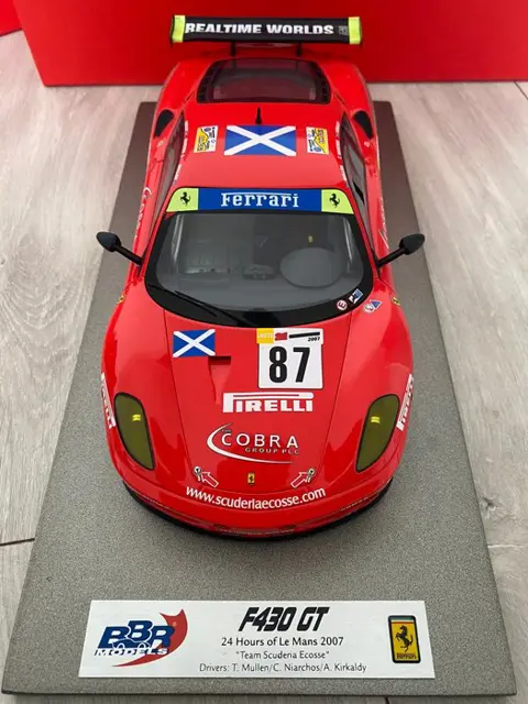 BBR - 1:18 - Ferrari f430 GT limitée 100 pièces - 24 uur van le mans 2007