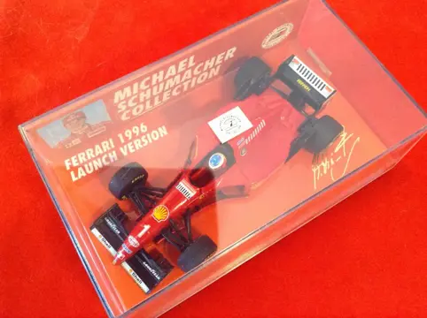 Minichamps - 1:43 - ref. #964391 Ferrari 412T2 F.1 V12 first ever test in Estoril 21/11/1995 - Michael Schumacher