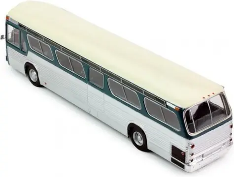 IXO - 1:43 - GMC New Look Fishbowl 1969 - Kleur Zilver/ Turquoise