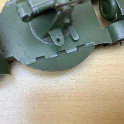 Dinky Toys - 1:43 - Ref. 161B Gun on Trailer - Made in England