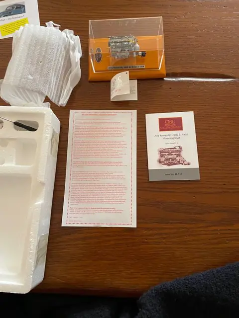 CMC - 1:18 - Engine Alfa Romeo 2900B 1938