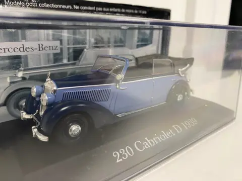 IXO - 1:43 - Mercedes Cabriolet D 1939 + Mercedes 260 D 1936 - Mercedes collectie