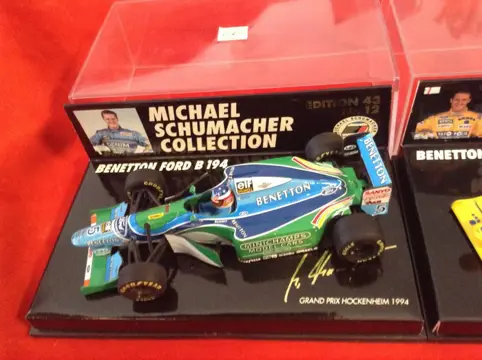 Minichamps - 1:43 - Michael Schumacher Collection - Benetton Ford B193B F.1 1993 - Benetton Ford B194 F.1 1994