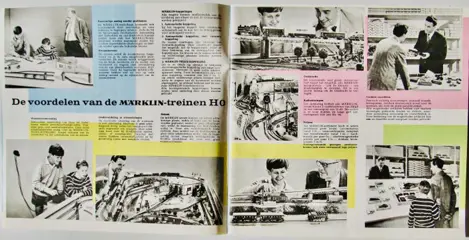Märklin H0 - 1960/61 H, 1961/62 H, 1962/63 H, 1963/64 H, 1964/65 H - Catalogi 1960, 1961, 1962, 1963 en 1964 - Nederlandstalig