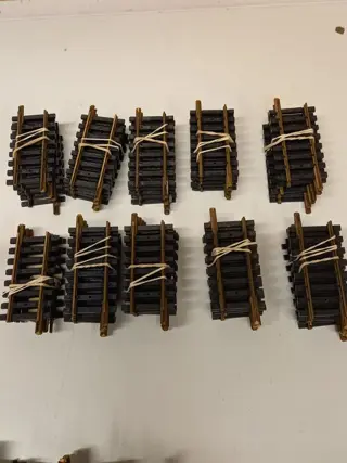 Fleischmann H0 - 1700/2 / 6032 / 1701/3 / 1700/5 / 1700/4 - Rails - partij passtukjes