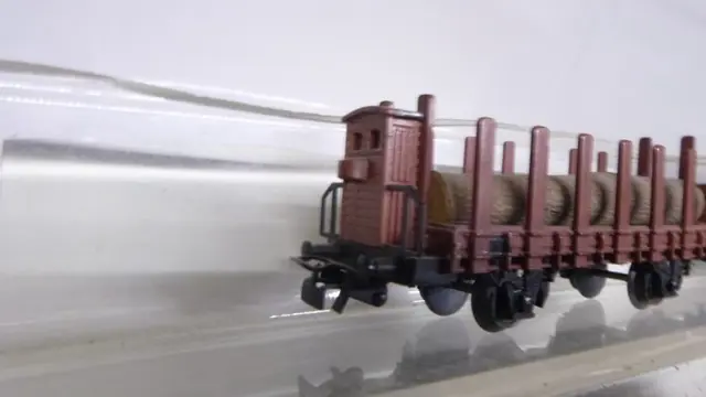 Märklin, Piko, Roco, u.a. H0 - Goederenwagon - 11 delige samenstelling gemengde goederentrein met lading en deur tot deur - # 4077 - DB, FS