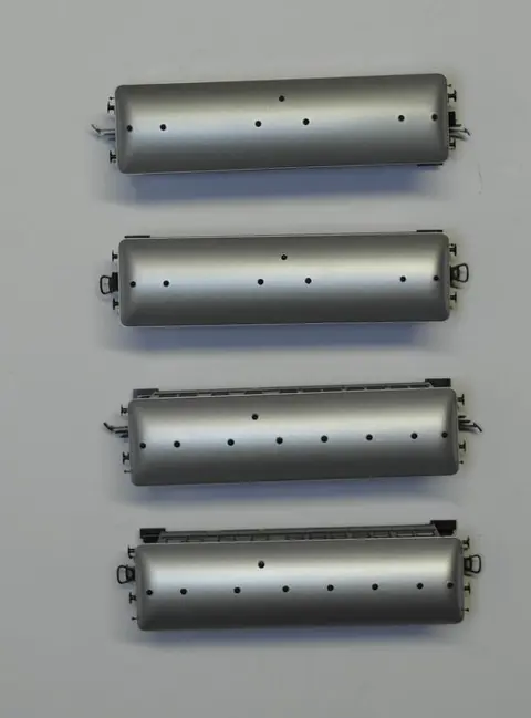 Liliput H0 - 81402/81502/81902 - Passagiersrijtuig - 4 Langenschwalbach Ep II personenauto's - DRG