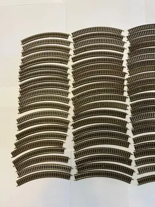 Fleischmann N - Rails - 65 gebogen rails