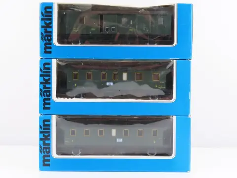Märklin H0 - 4104/4105/4106 - Passagiersrijtuig - 3x Personenrijtuigen - SNCF
