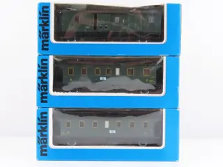 Märklin H0 - 4104/4105/4106 - Passagiersrijtuig - 3x Personenrijtuigen - SNCF