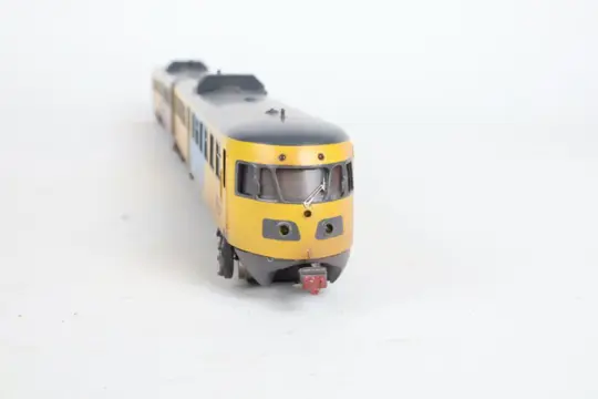 Theo Roozen H0 - Treinstel - DE 2, 177 geel/grijs, geweatherd - NS