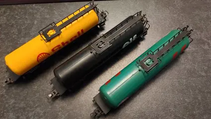 Märklin H0 - 4651/4652/4747 - Goederenwagon - 3 Ketelwagens - DB