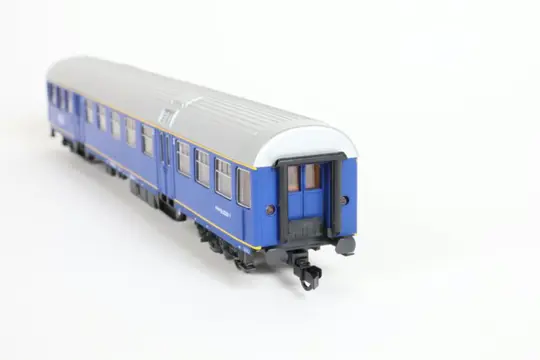 Roco H0 - 44286 - Passagiersrijtuig - Plan W rijtuigen blauw met NS logo - NS