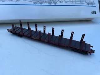 Märklin H0 - 4516 - Goederenwagenset - Drie grote rongenwagons met houtlading - DB