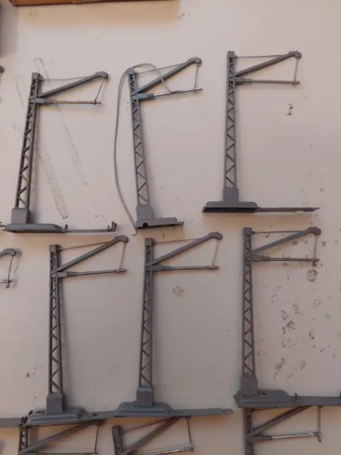 Vollmer H0 - 1000/-11/1140/1292/-93/8015 - Landschap - 90 stuks bovenleiding - DB