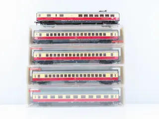 Fleischmann H0 - 5160/5161/5162/5163 - Passagiersrijtuig - 5 IC/EC rijtuigen - DB