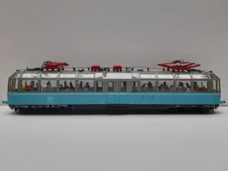 Roco H0 - 43525 - Motorwagen - BR 491 "Gläsener Zug", met passagiers - DB