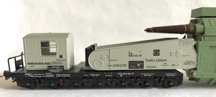 Liliput H0 - 20900 - Goederenwagon - 14-assige dieplader met transformator "Trafo-Union" - DB