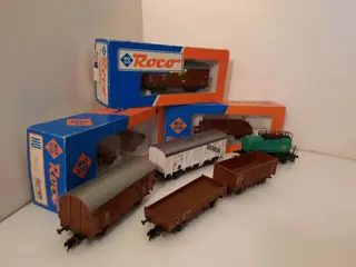 Roco H0 - 46034/46011/46043/46040/4752/46070/4312 - Goederenwagon - 8 diverse goederenwagens - DB