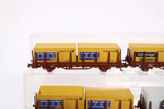 Hobbytrain N - H23005-11/H23832/H23832/H23826/H23833/H23005-7 - Goederenwagon - Zes goederenwagens met fraaie ladingen - DB