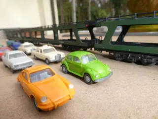 Märklin H0 - 4074/4084 - Goederenwagon - 3 vierassige autotreinrijtuigen met 11 wagens - DB