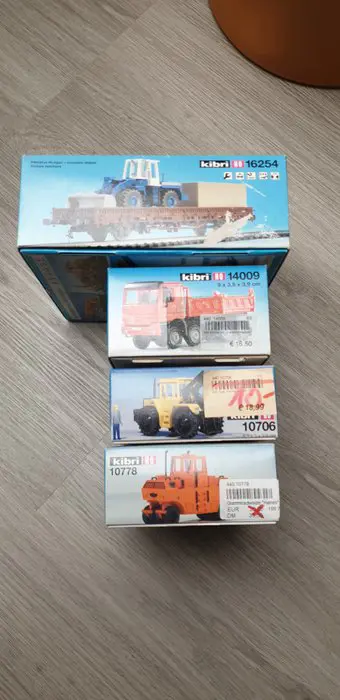 Kibri H0 - 10706/10778/14009/16254 - Landschap - Convolute met 4 interessante kits