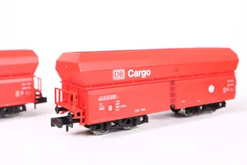 Arnold N - HN6084 - Goederenwagenset - Drie zelflossers rood - DB Cargo, DB Railion, DB Schenker Rail