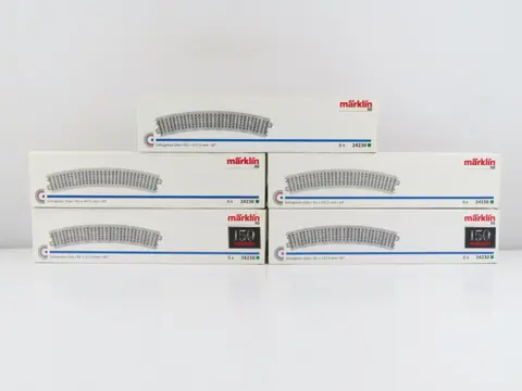 Märklin H0 - 24230 - Rails - 30 Gebogen C-Rails R2 437,5 mm. 30 graden