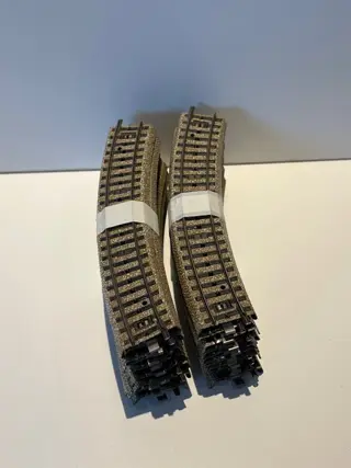 Märklin H0 - 5106/5107/5100/5111/5200/5207/5140/5146/5117/5204/5215/7072/7209 - Rails - M Rails, wissels en toebehoren