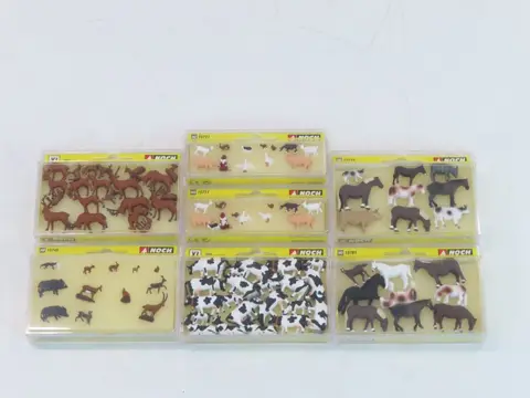 Noch H0 - 15711/15713/15745/15761/16161/16165 - Landschap - Verschillende dieren