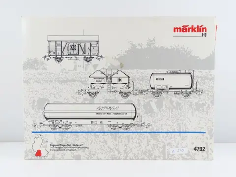 Märklin H0 - 4792 - Goederenwagenset - 4-delige regionale set 'Zuidwest' - DB