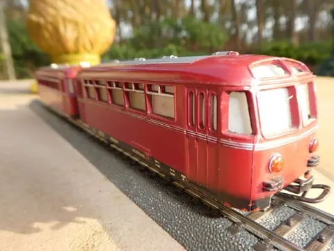 Märklin H0 - DA800-3016/4018 - Motorwagen - Railbus VT 959 met bijwagen VB 142, binnenverlichting - DB