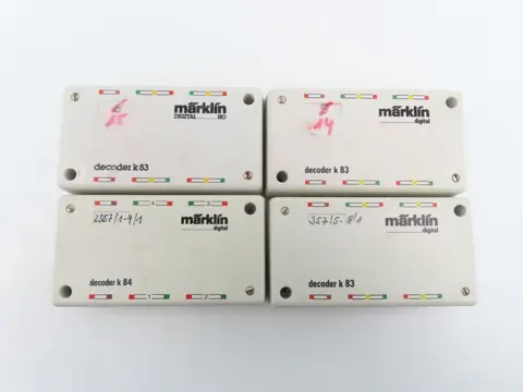 Märklin H0 - 6084/6083 - Toebehoren - 3x k83 en 1x k84 decoder