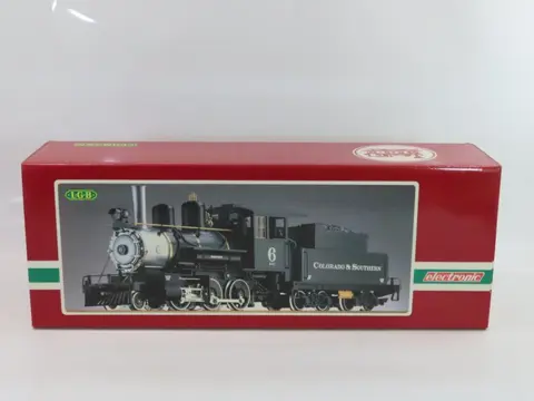 LGB, Lehmann G - 20192 - Stoomlocomotief met tender - Type 2-6-0 Mogul met Geluid - Colorado & Southern