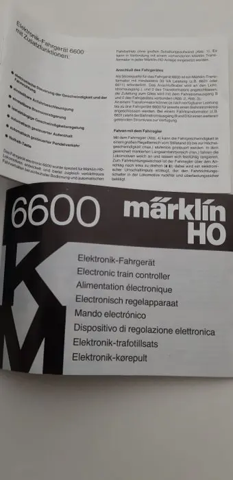 Märklin H0 - 6600 - Toebehoren - Snelheidsregelaar/pendelautomaat