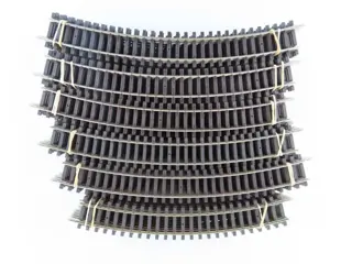 Peco H0 - 55212/55211 - Rails - 50-delig railkavel met gebogen railstukken, nikkel