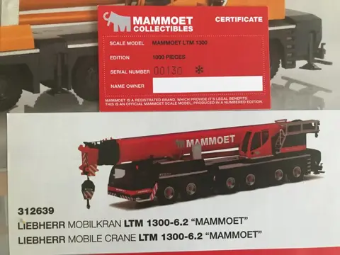 Herpa H0 - 312639 - Landschap - Liebherr LTM1300-6.2 kraan ‘Mammoet’