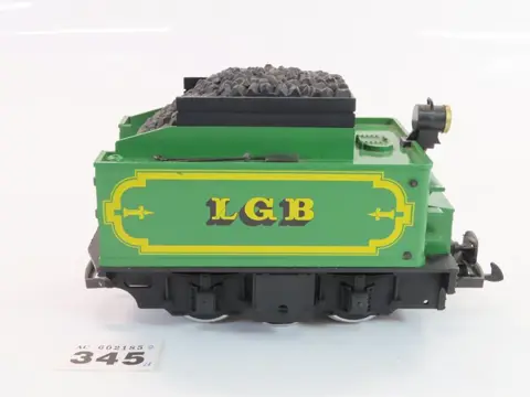 LGB G - 2017-6 - Tender - Booster met extra aandrijving voor stoomlocomotief