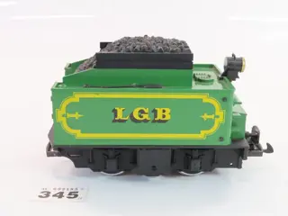 LGB G - 2017-6 - Tender - Booster met extra aandrijving voor stoomlocomotief