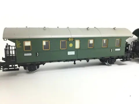 Märklin H0 - 4100/4101/4103 - Passagiersrijtuig - 4 donderbussen inclusief bagagewagen (met sluitlicht) - DRG