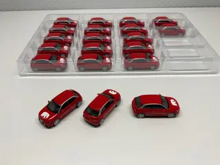 Herpa 1:87 - modelauto's - Cargo Audi A1, rood