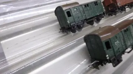 Märklin H0 - 310/311/372/u.a. - Goederenwagon - 6 stuks goederenwagens uit de jaren 50, grotendeels in gietijzer - # 4055