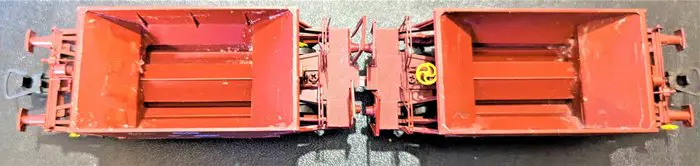 Sudexpress H0 - 802609 - Goederenwagenset - Paar ballasthoppers - CP