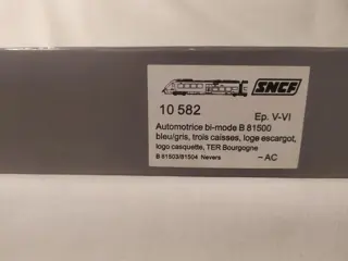 L.S.Models H0 - 10582 - Treinset - Regionale sneltrein B81500, TER Bourgogne - SNCF